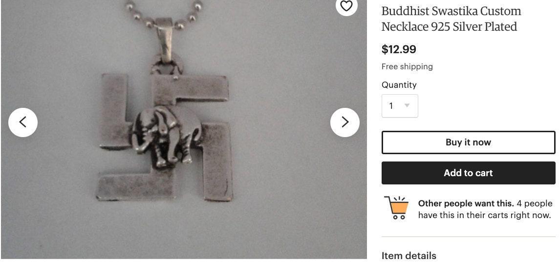 Example: Buddhist Swastika Necklace