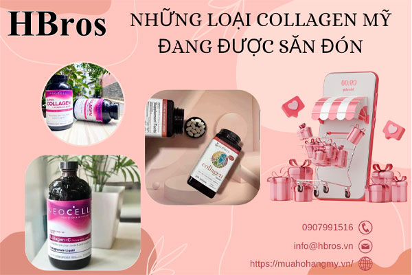 Mua hộ hàng Mỹ - collagen chính hãng, giá tốt