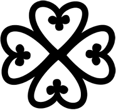 Adinkra Symbols of West Africa: Nyame Dua