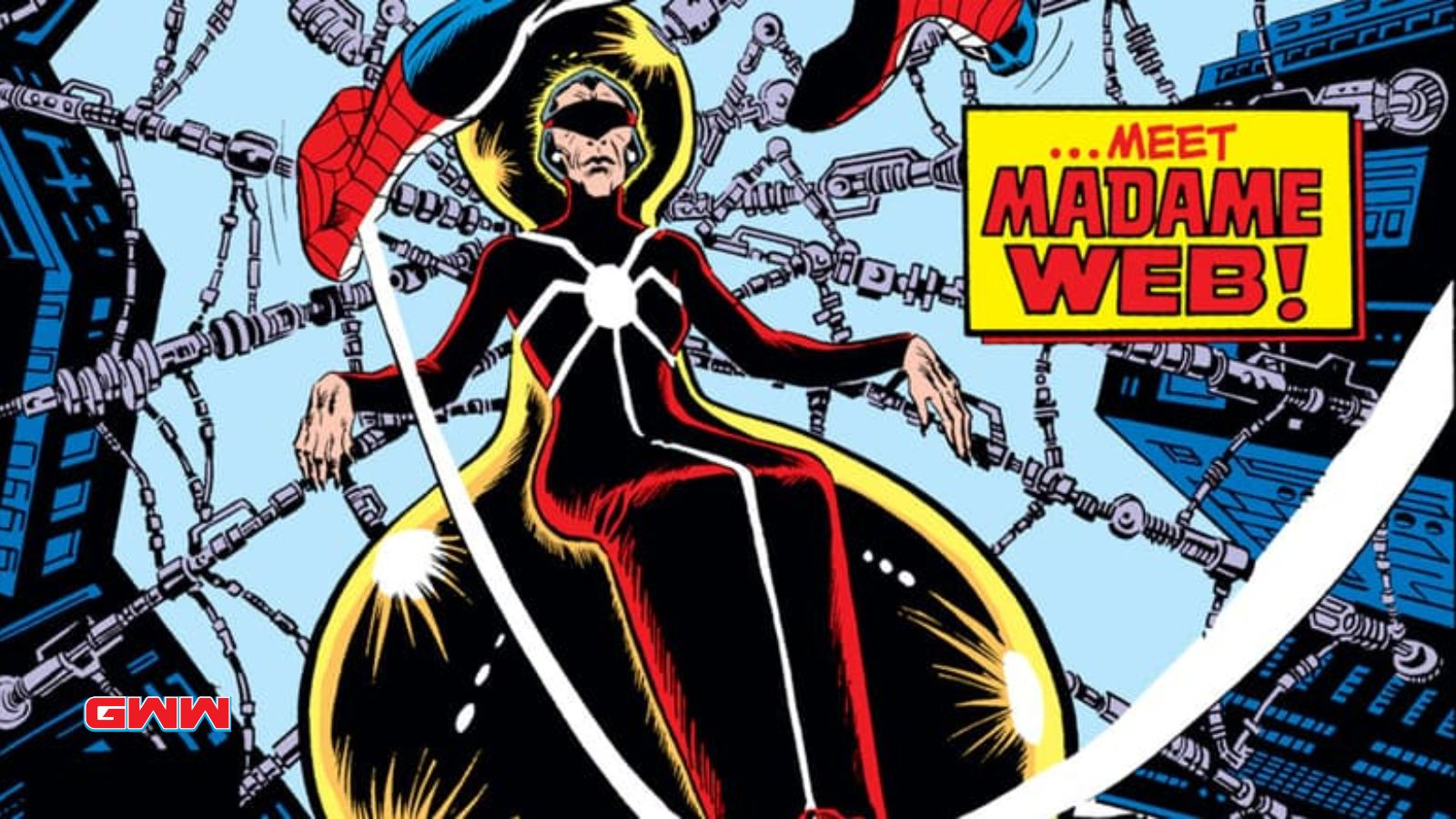 Madame Web in Marvel Comic version