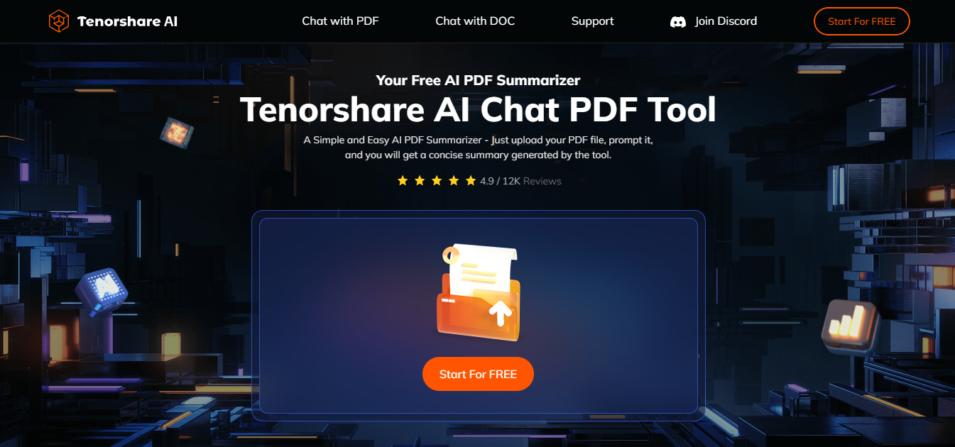 Tenorshare AI PDF Summarizer