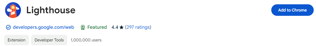 lighthouse chrome extension for seo