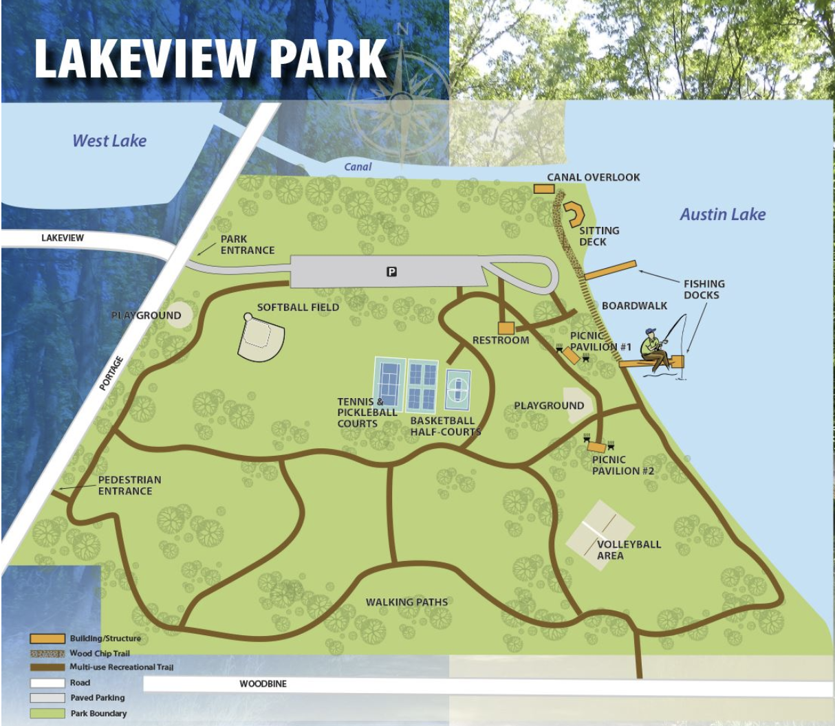 Lakeview Park map