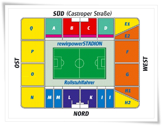 Vonovia Ruhrstadion Seating Plan 