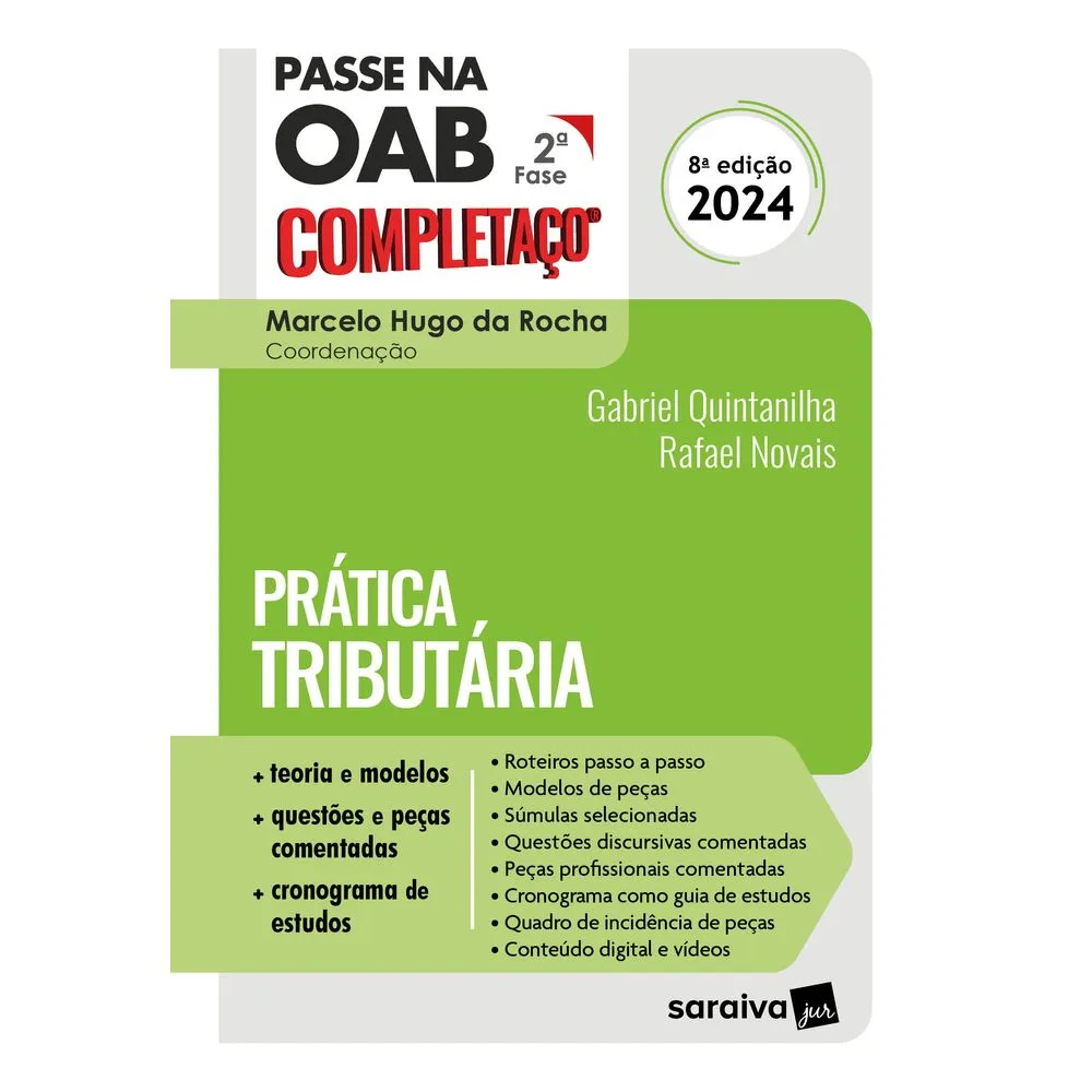 capa Passe na OAB 2ª Fase – Completaço – Prática Tributária – 8ª Edição