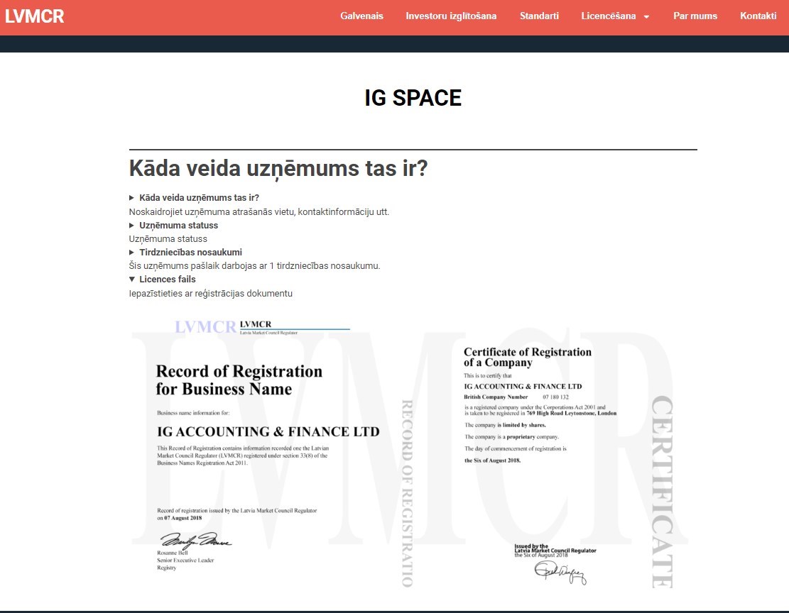 Ig-Space: отзывы трейдеров о работе компании