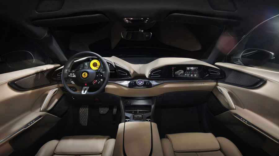 ดีไซน์ภายในรถยนต์ : Ferrari Purosangue