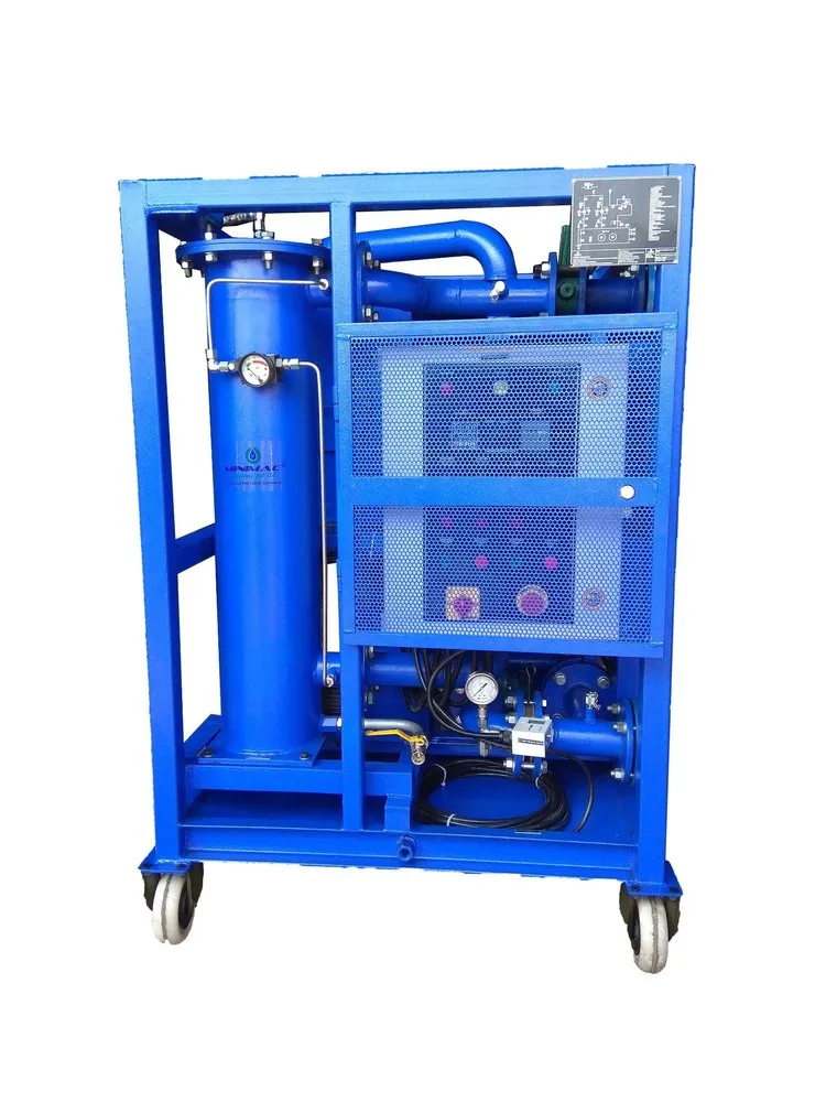 A blue machine with a screen and a screen Description automatically generated with medium confidence