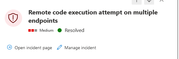 Executing commands via Powershell remoting was performed using evilwinrm. Code execution using credentials and pass-the-hash both resulted in a medium-risk alert Screenshot by white oak security 