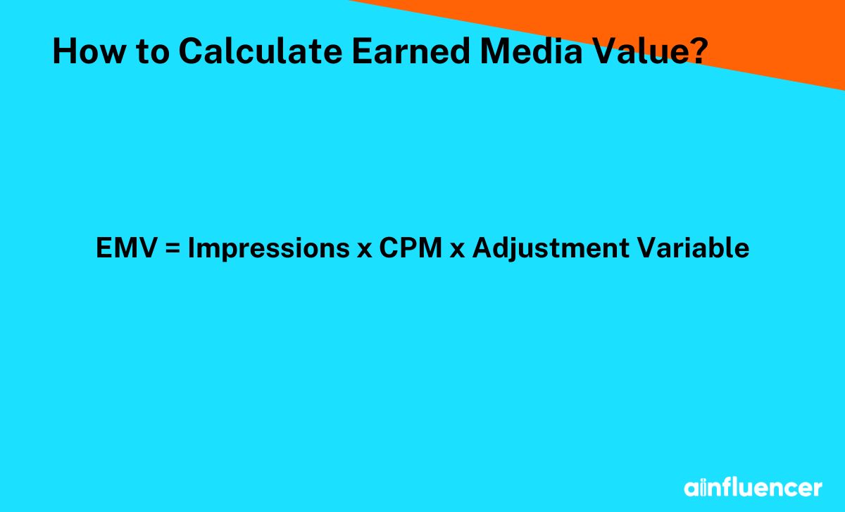 Earned Media Value (EMV) Formula