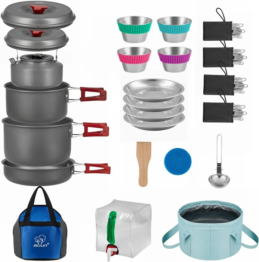 Bulin Camping Cookware Mess Kit
