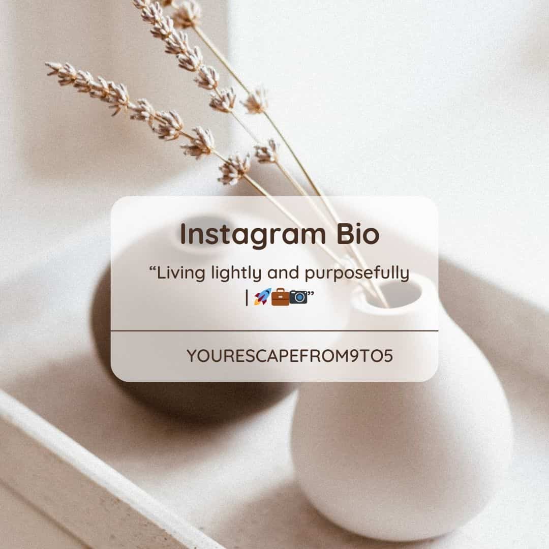 Aesthetic Instagram Bio Ideas - Minimalist Marvels