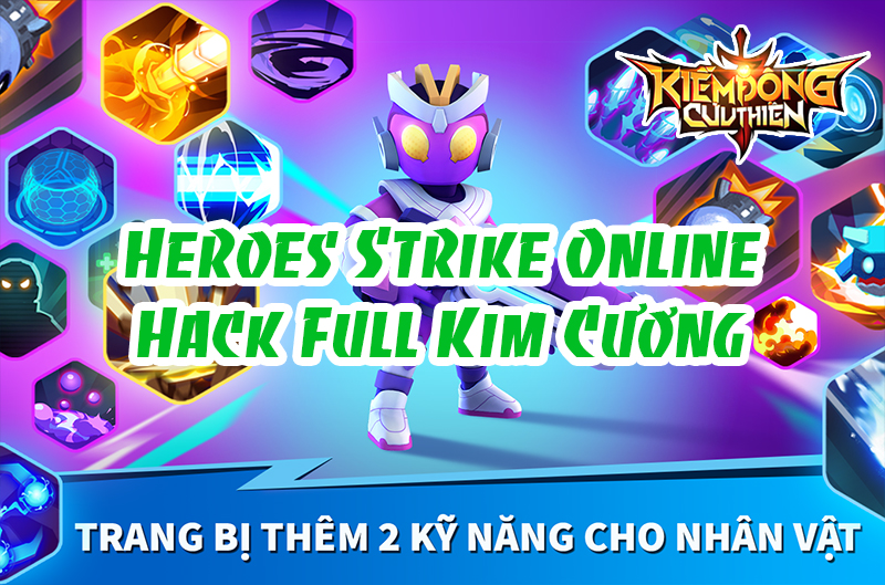 Hình ảnh Heroes Strike Online Hack Full Kim Cương