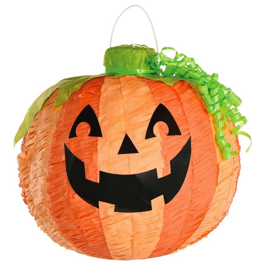 Friendly Jack-o'-Lantern Pinata, 12.5in x 11.5in | Party City