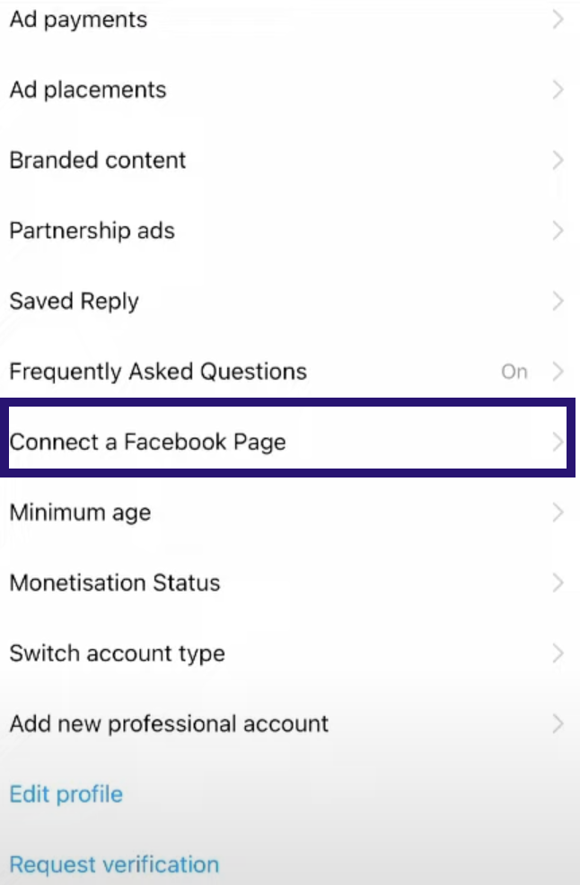 Connect to a Facebook Page’