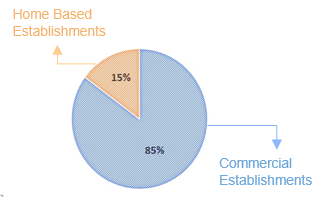 graph showing the industries in Peenya