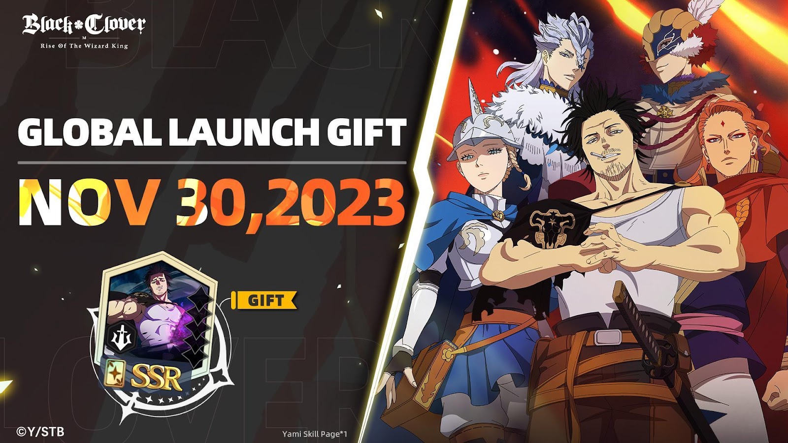 Black Clover M: Rise Of The Wizard King launches globally today! Reaches #1  download in over 100 markets within the first 12 hours of App Store  pre-download | Swipe Right