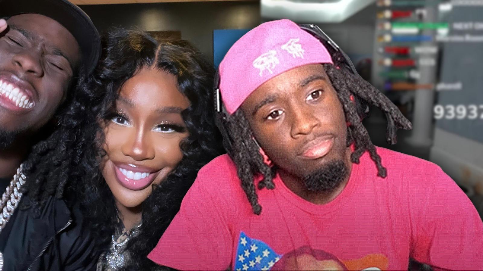 Kai Cenat distraught as SZA rumored to be dating Travis Scott - Dexerto