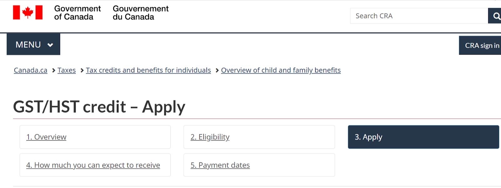 Canada GST HST July 2024 Payment