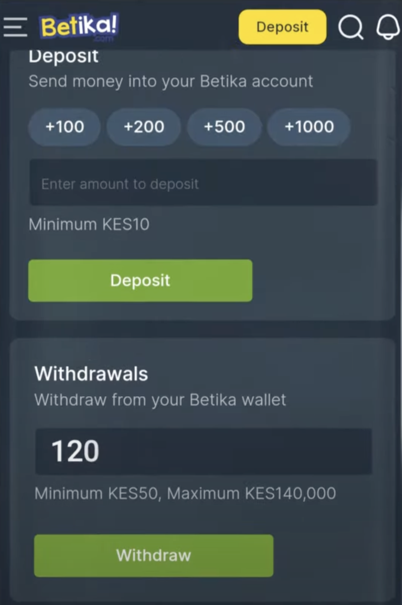 Betika Ghana Deposit 