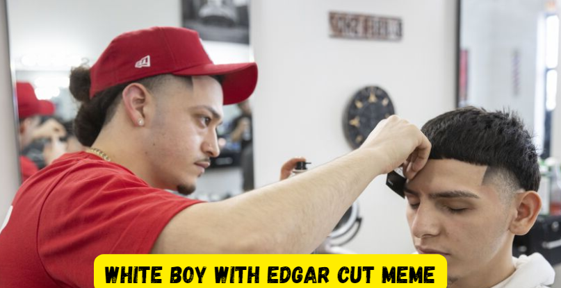 White Boy with Edgar Cut Meme