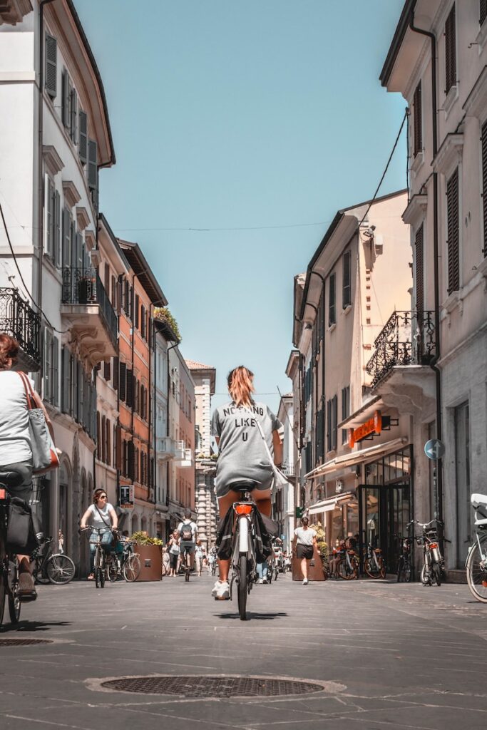 woman riding on bicycle during daytime