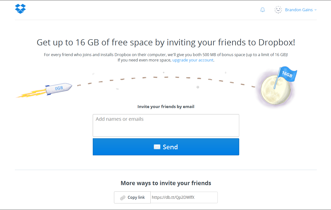 Dropbox product launch example