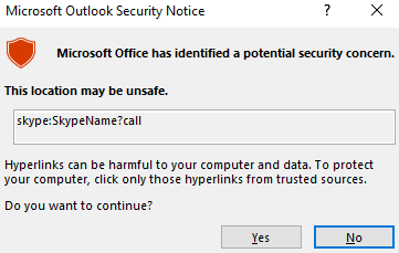 Microsoft Uyarı Bildirimi (Kaynak: Denetim Noktası)
