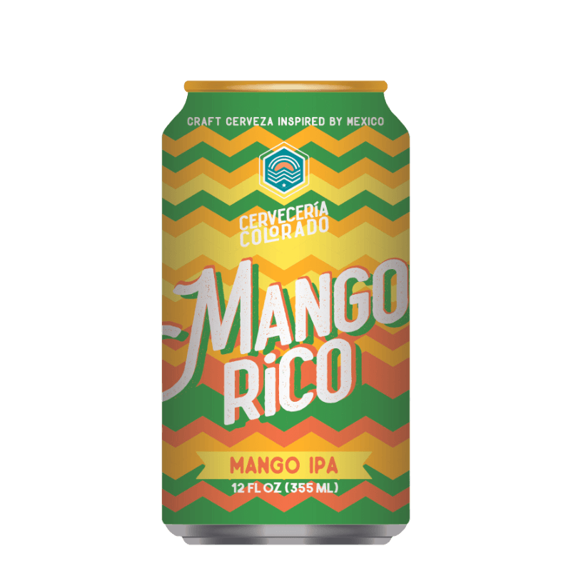 Ceveceria Colorado Mango Rico beer can
