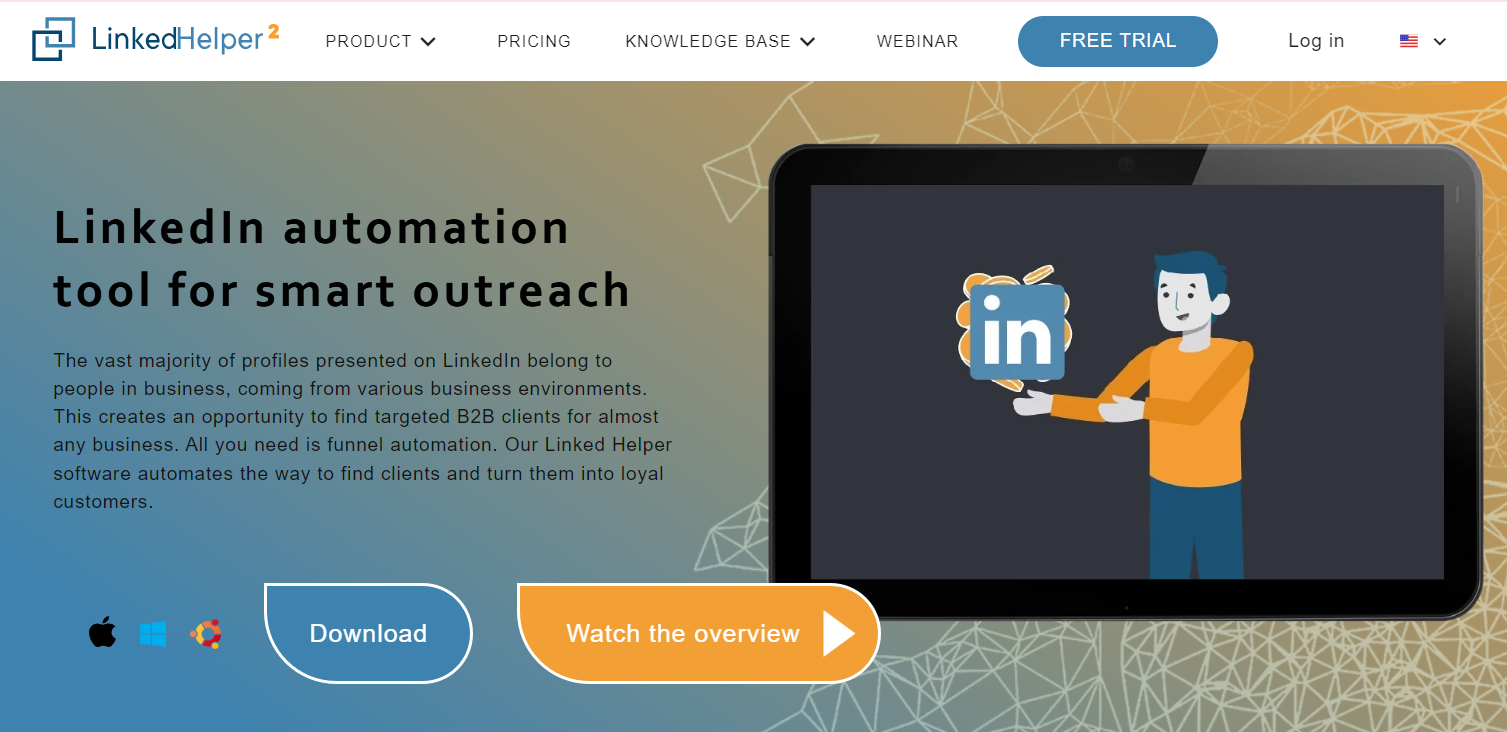 Best LinkedIn Outreach Automation Tools:- LinkedHelper2
