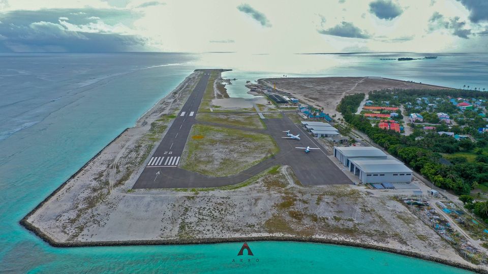 Dhaalu Airport and its runway. Photo Credit: Dhaalu Airport via Google Images