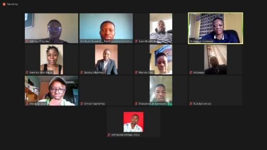 A screenshot of a video call

Description automatically generated