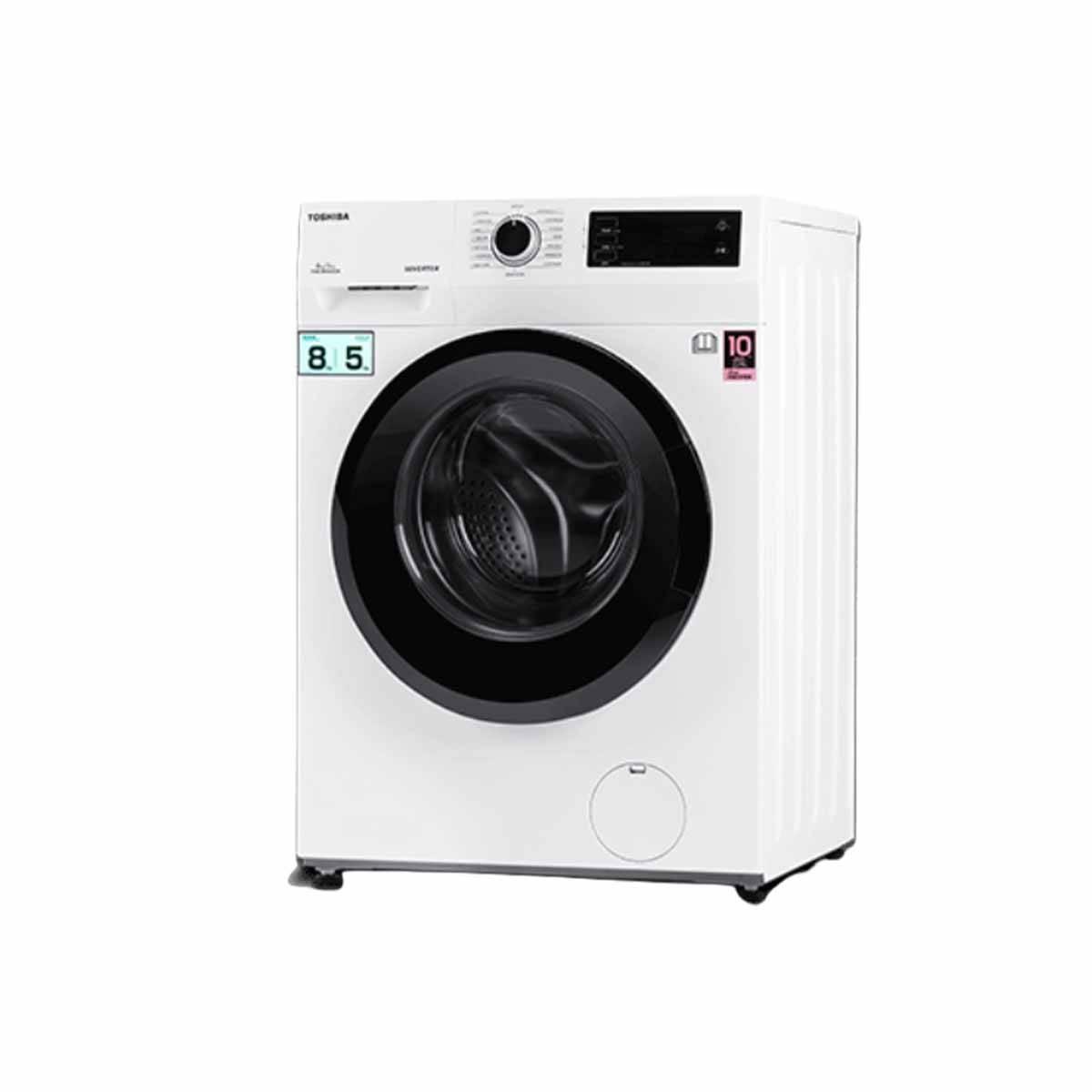 Toshiba Washer Dryer (8KG/5KG) Inverter Front Load Washing Machine TWD-BK90S2M- Best Toshiba Washing Machine- Shop Journey