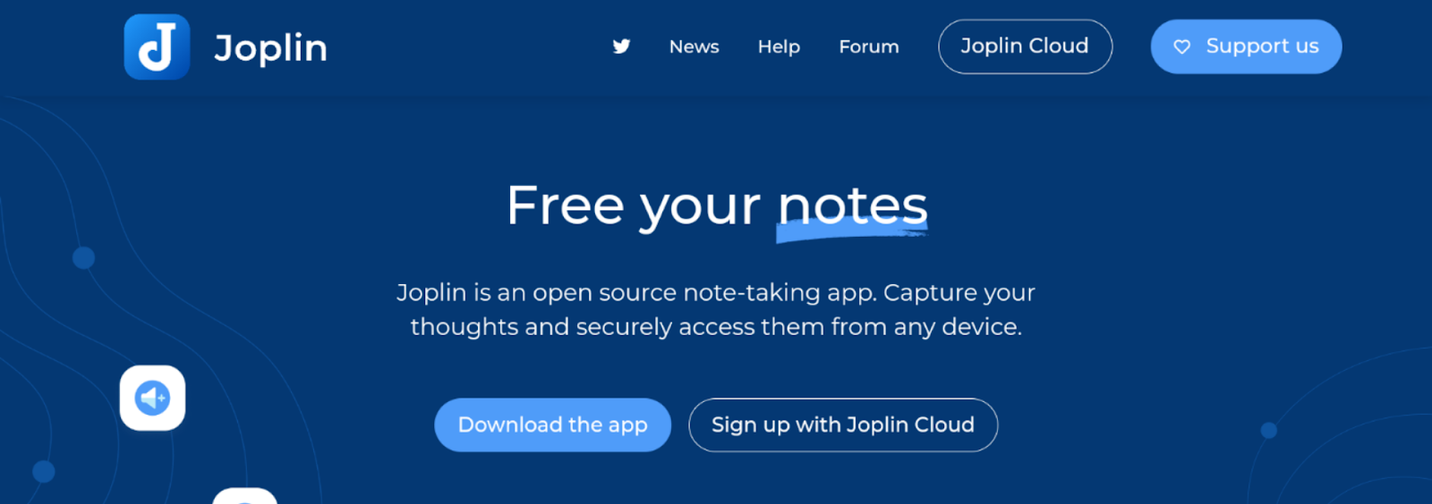 Joplin note-taking app for Chromebook