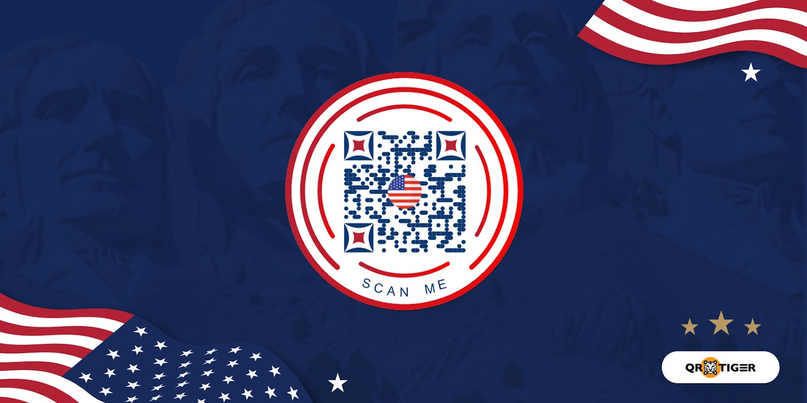 Presidents day QR code campaign