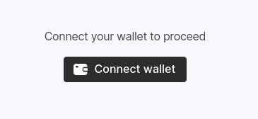 Connect wallet button