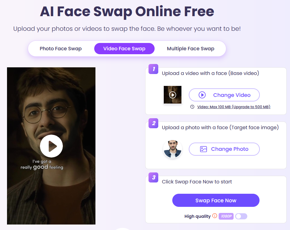 Create a Harry Potter Filter Effect Through Vidnoz AI Video Face Swap