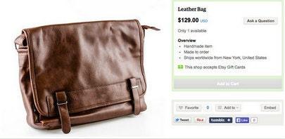 Leather bag