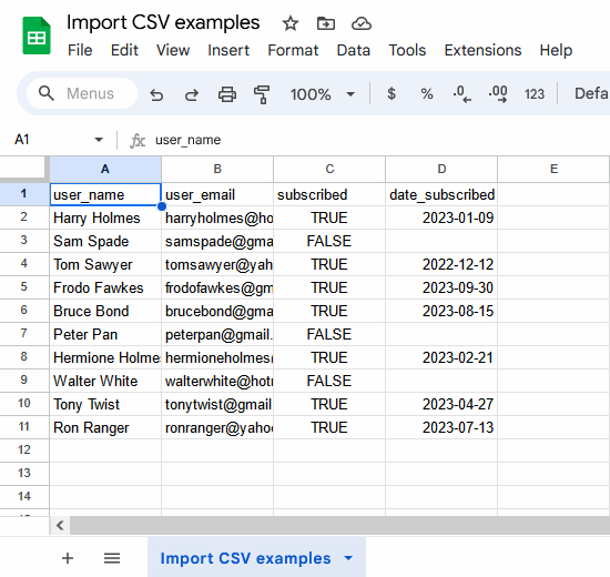 Local CSV file successfully imported into Google Sheets via Python