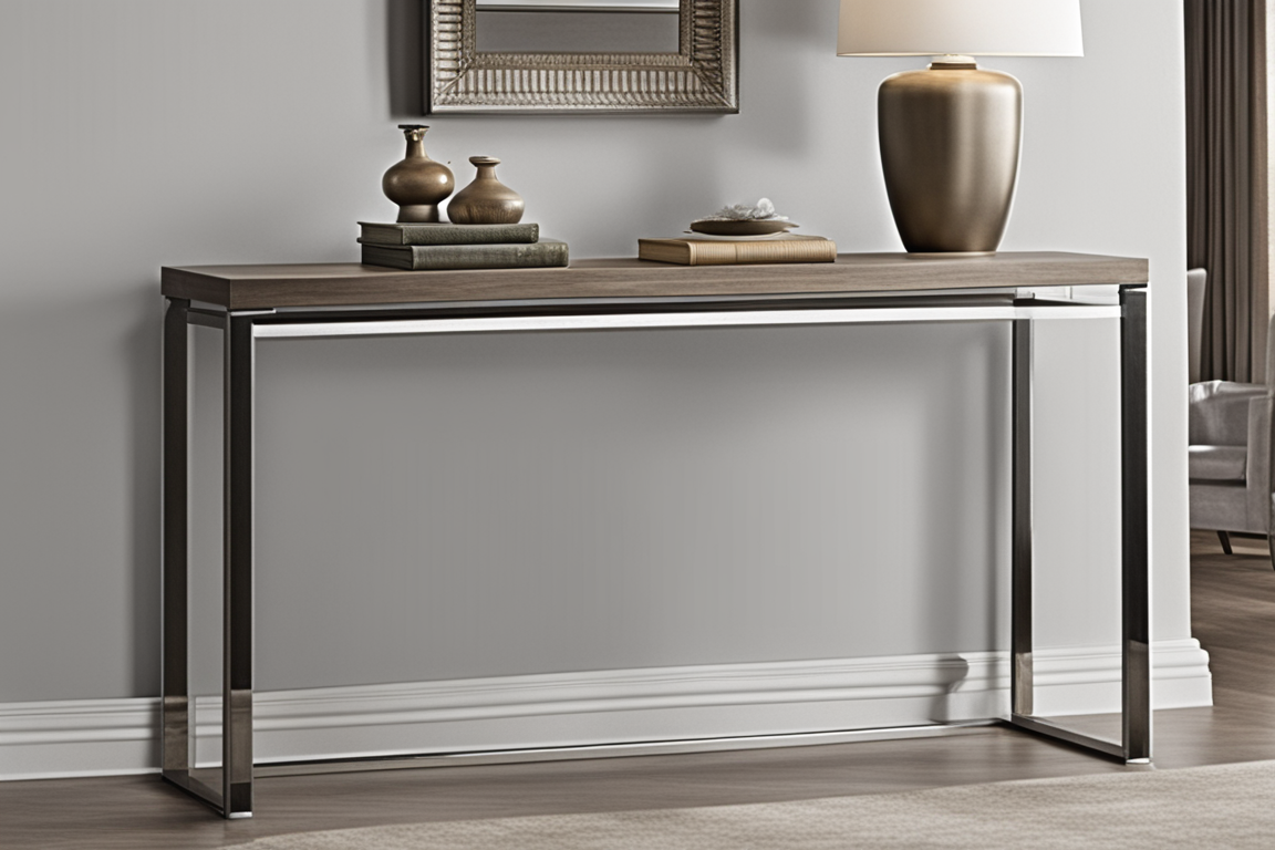 Elegant console table in a minimalist design