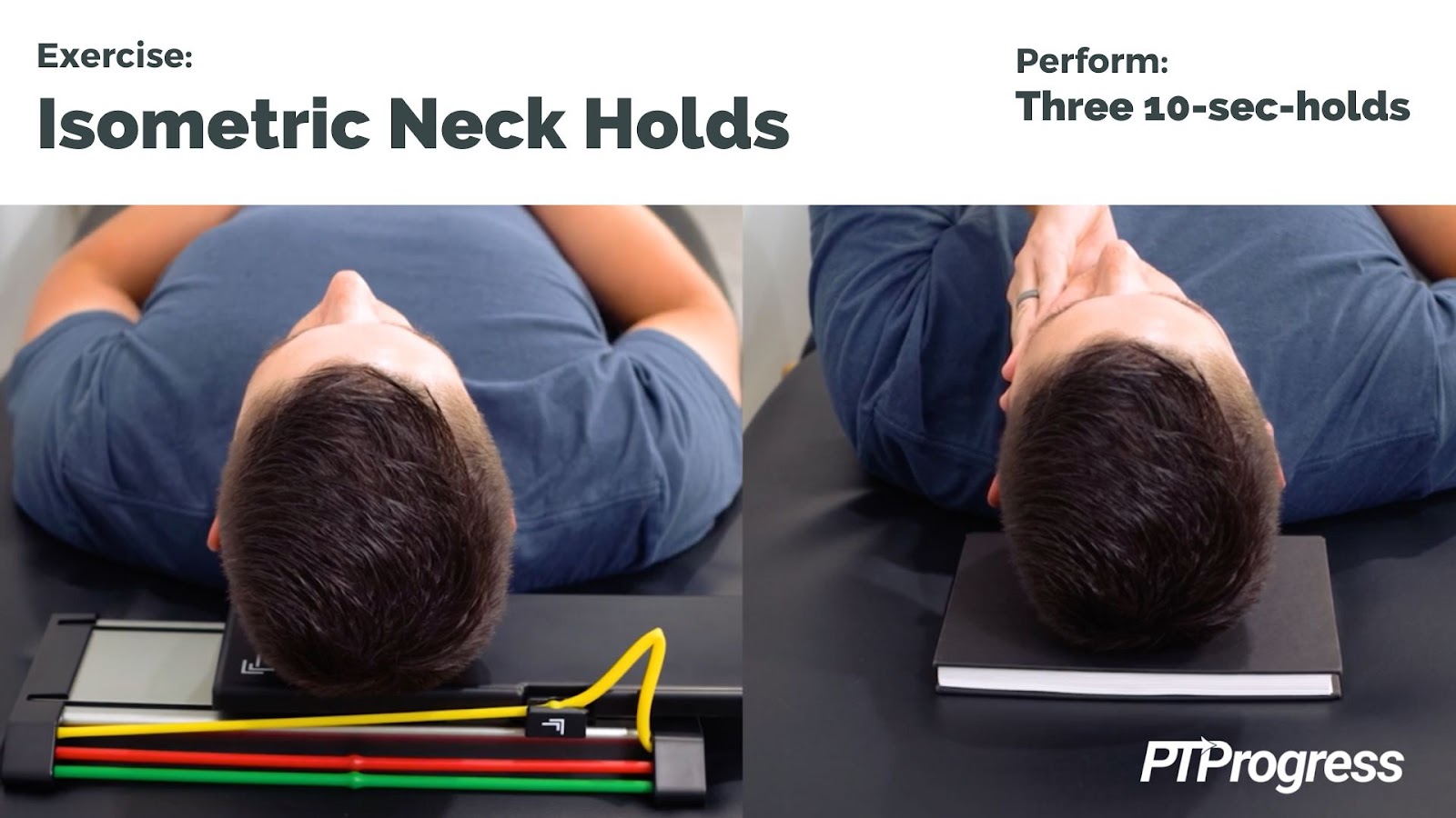 isometric neck hold for neck pain