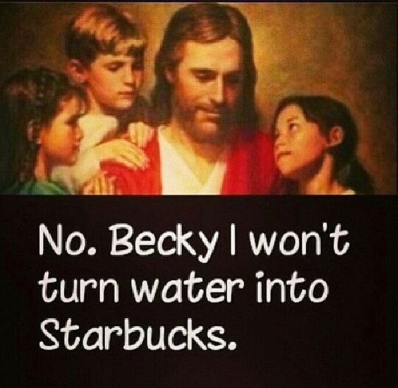 Jesus and Starbucks meme