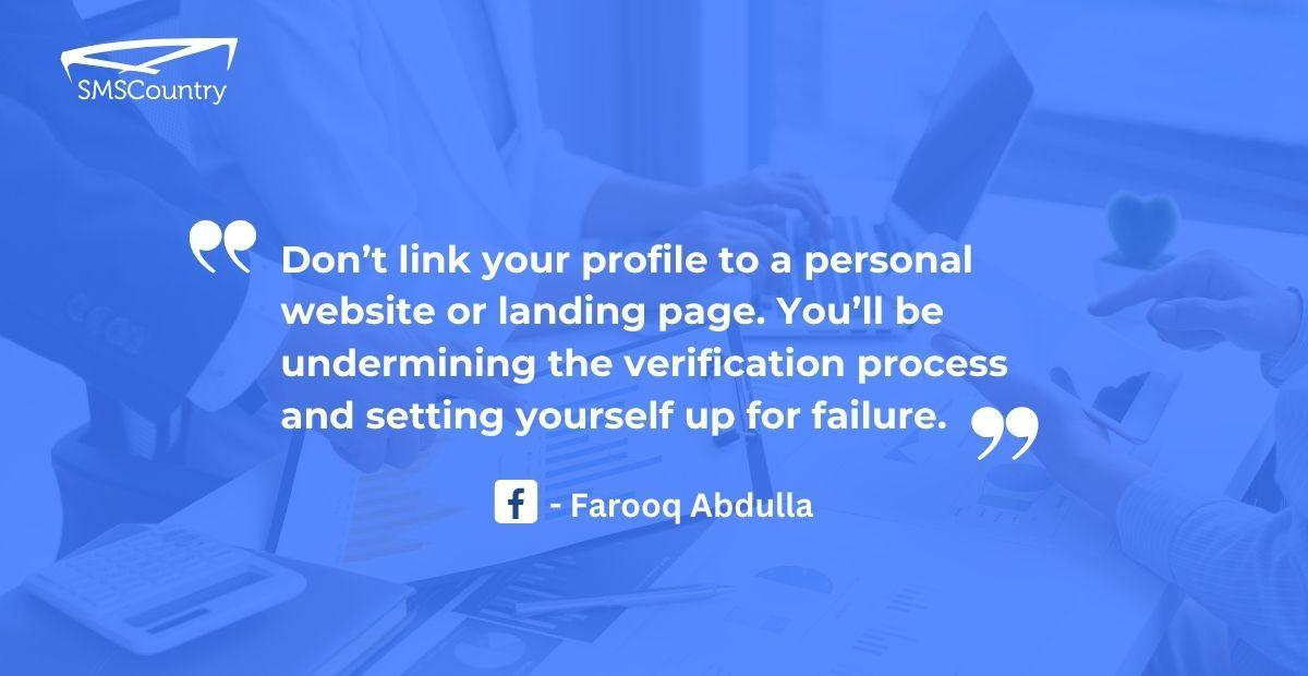 Top 9 Reasons for Facebook Business Verification Failure || #4: Linking to a personal website or landing page