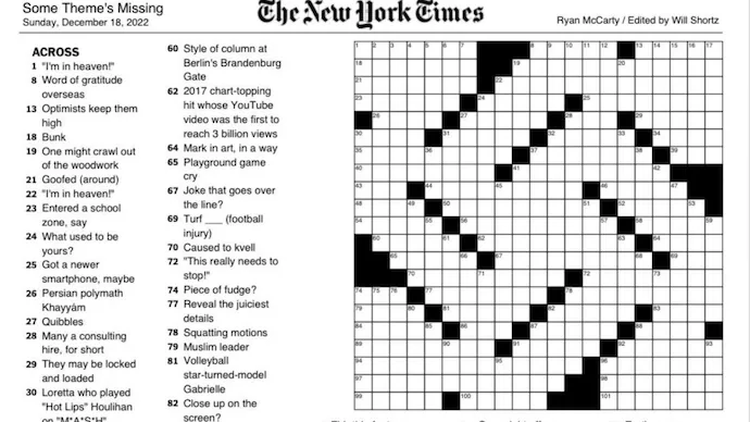 Crossword-Solving Skills