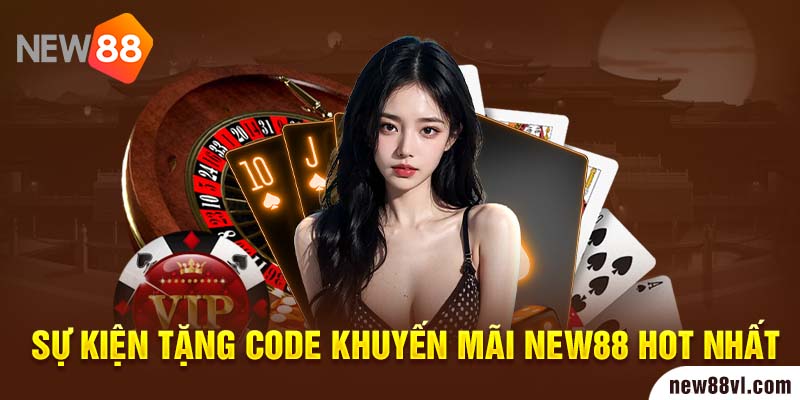 Sự kiện tặng code khuyến mãi NEW88 hot nhất