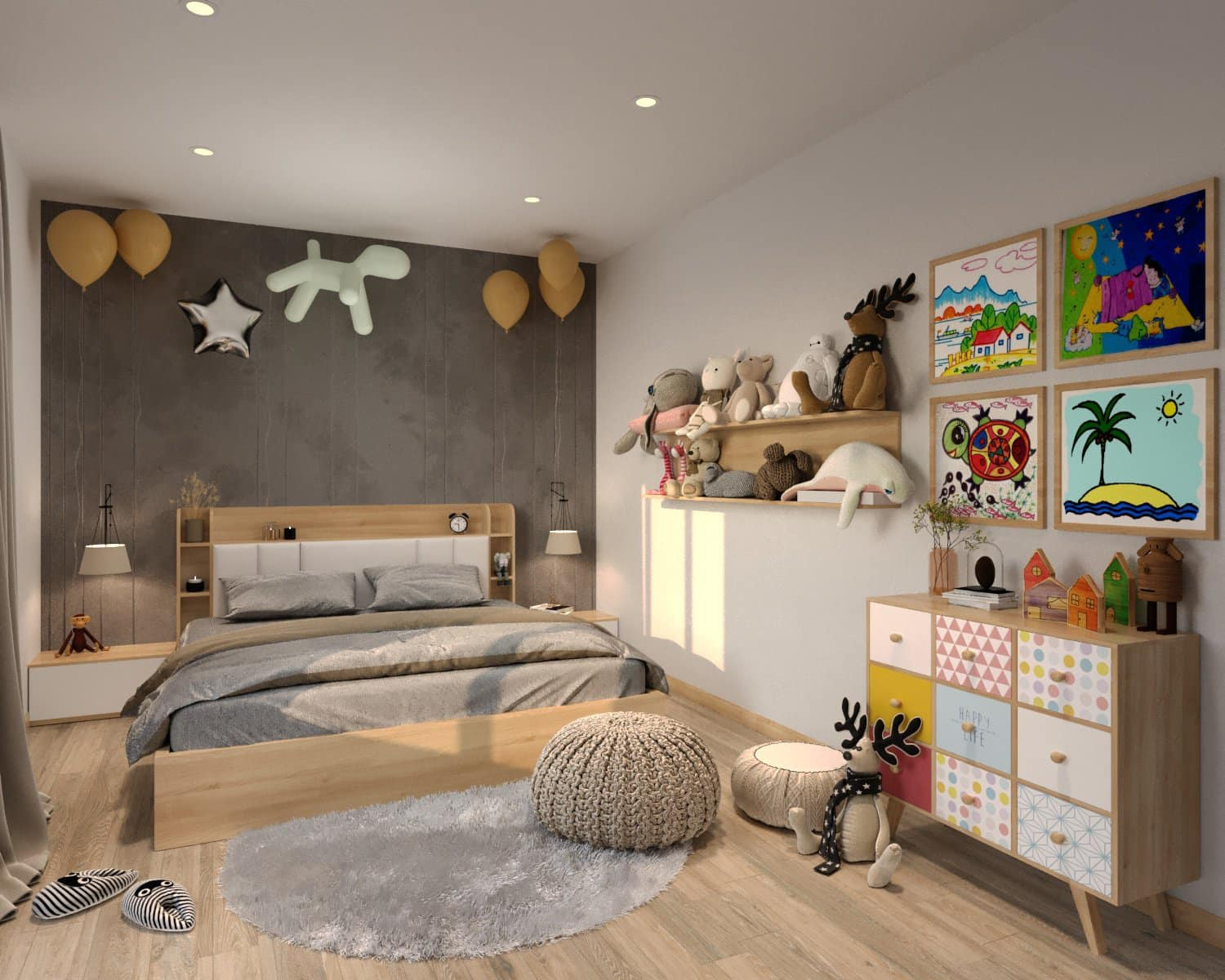 Tham khảo mẫu thiết kế phòng ngủ cho trẻ em