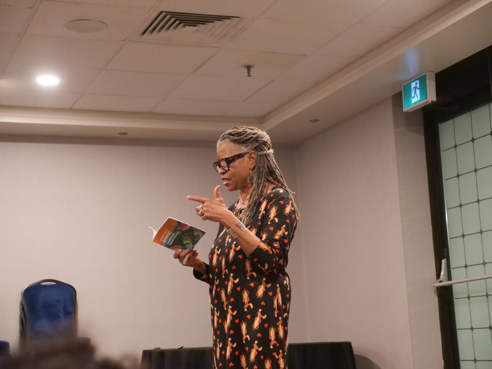 Marie-Célie Agnant reads from her poetry collection, Femmes des terres brûlées (2016)