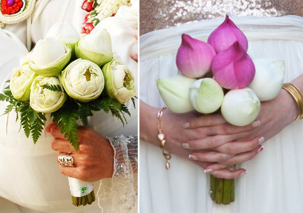 Hoa sen - Lựa chọn tinh tế trong trang trí tiệc cưới