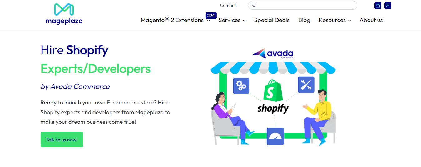 Create Shopify API Webhooks with dedicated developers at Mageplaza