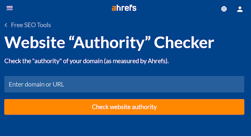 domain authority or page authority ahrefs website authority